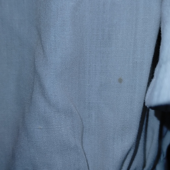 GUNNIES San Francisco Blouse Cream Off White Button Up Lace Ribbon High Collar - Picture 6 of 14